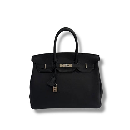 Hermès - Birkin 35 Togo retourné noir