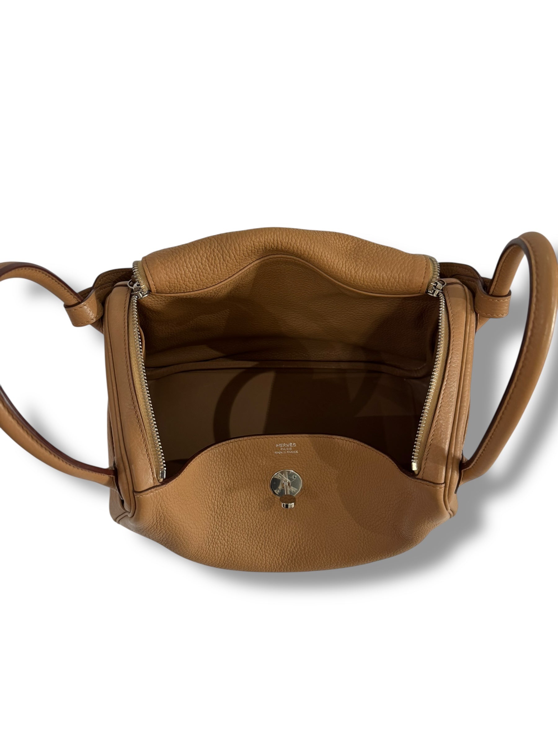 Hermès - Sac Lindy 30 Biscuit