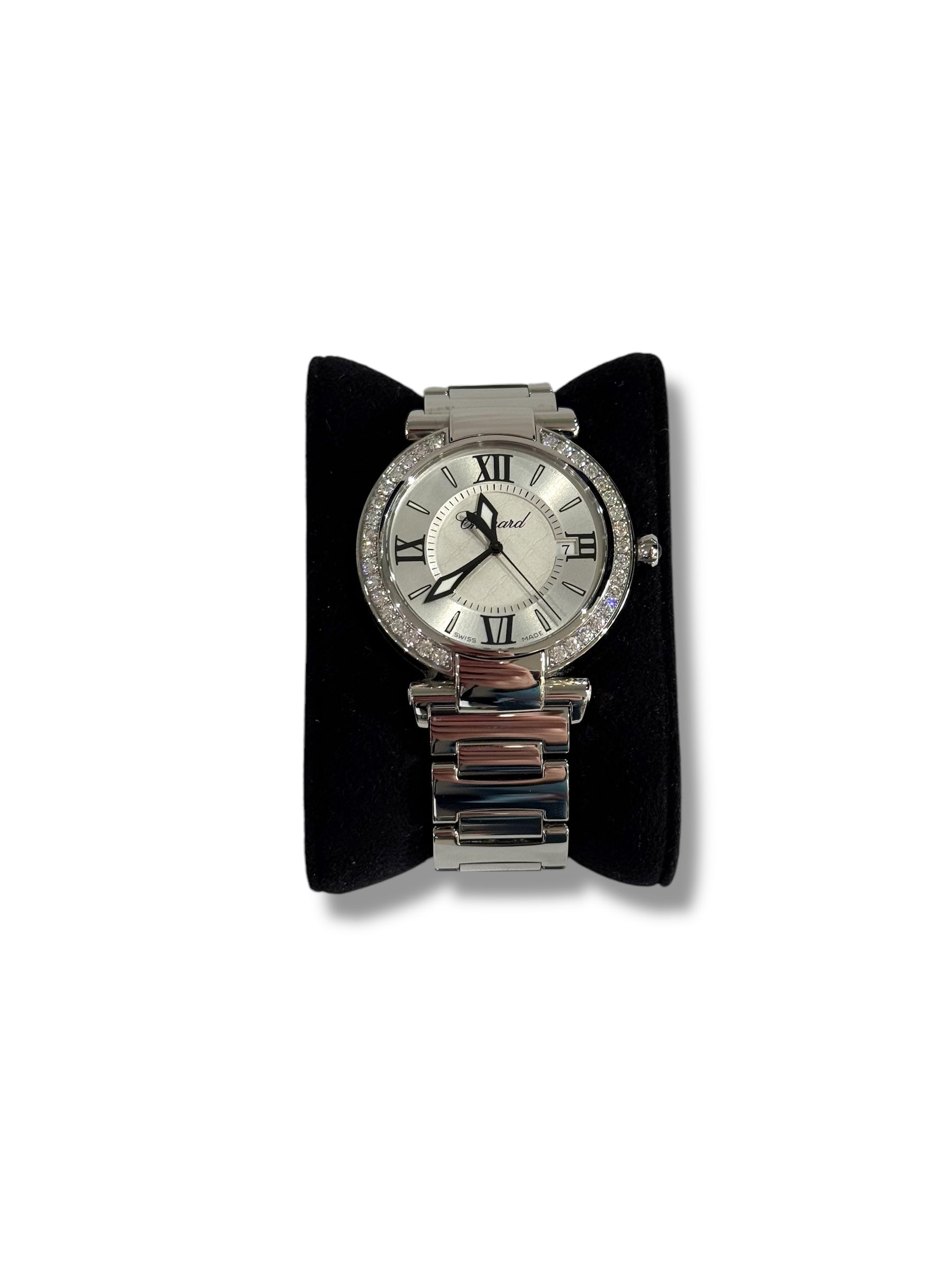 Chopard - Montre Impériale acier diamants