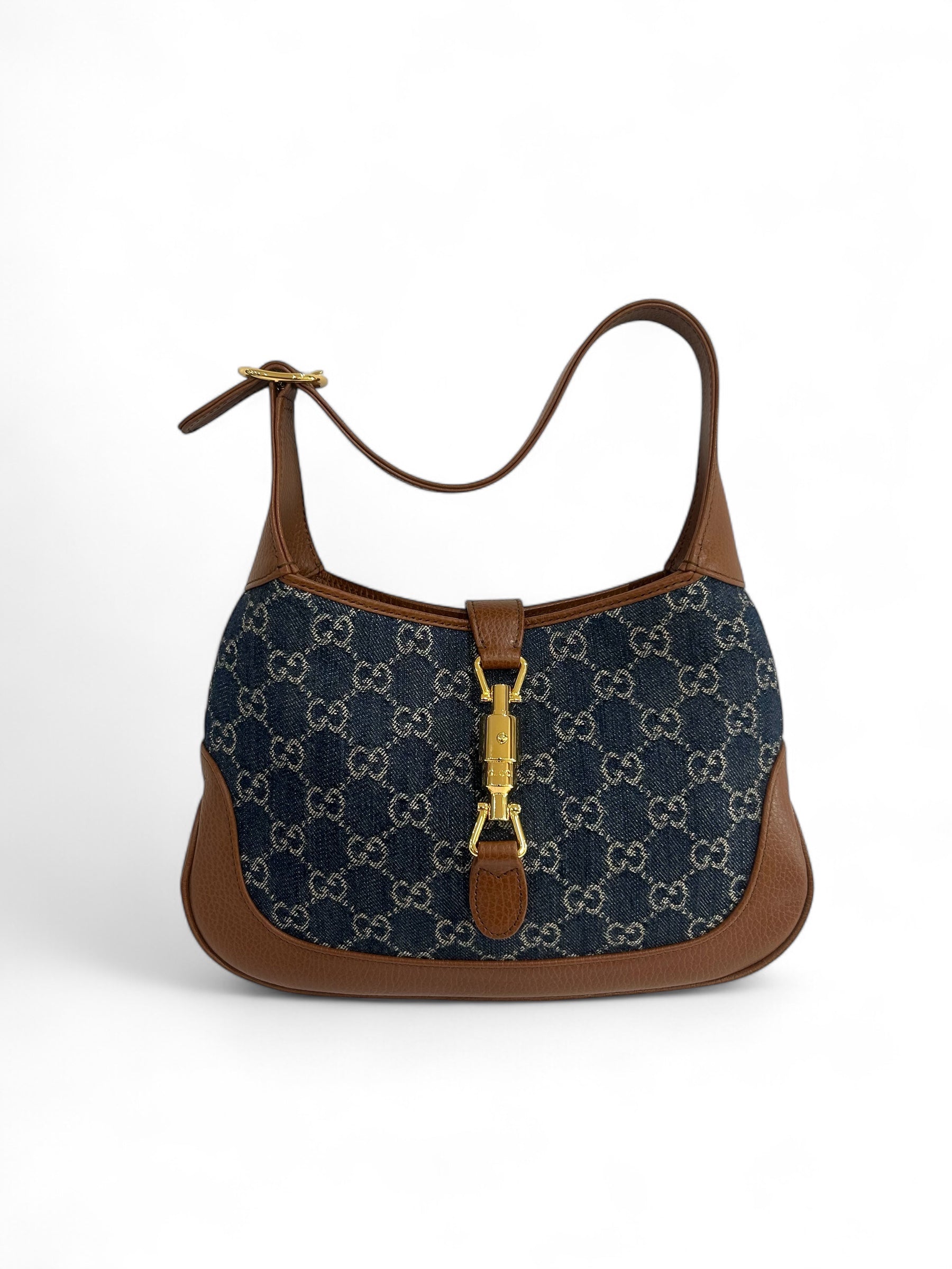Gucci - Jackie-Tasche aus mittlerem Jeansstoff