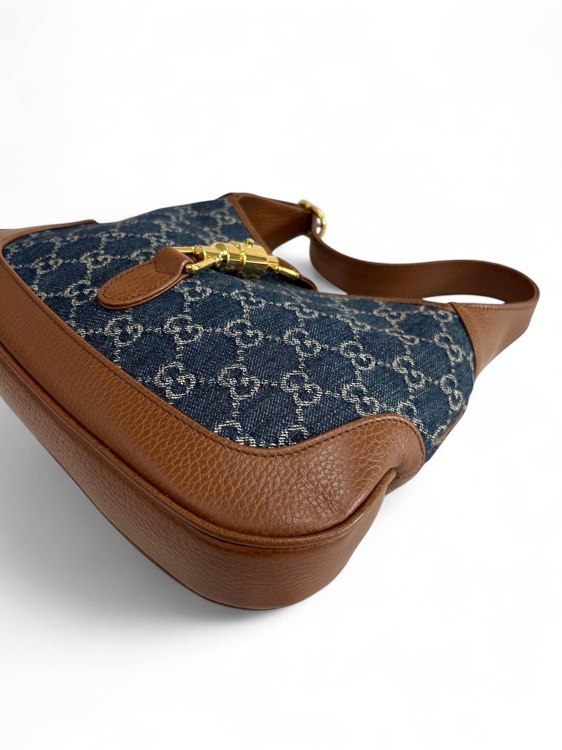 Gucci - Jackie-Tasche aus mittlerem Jeansstoff