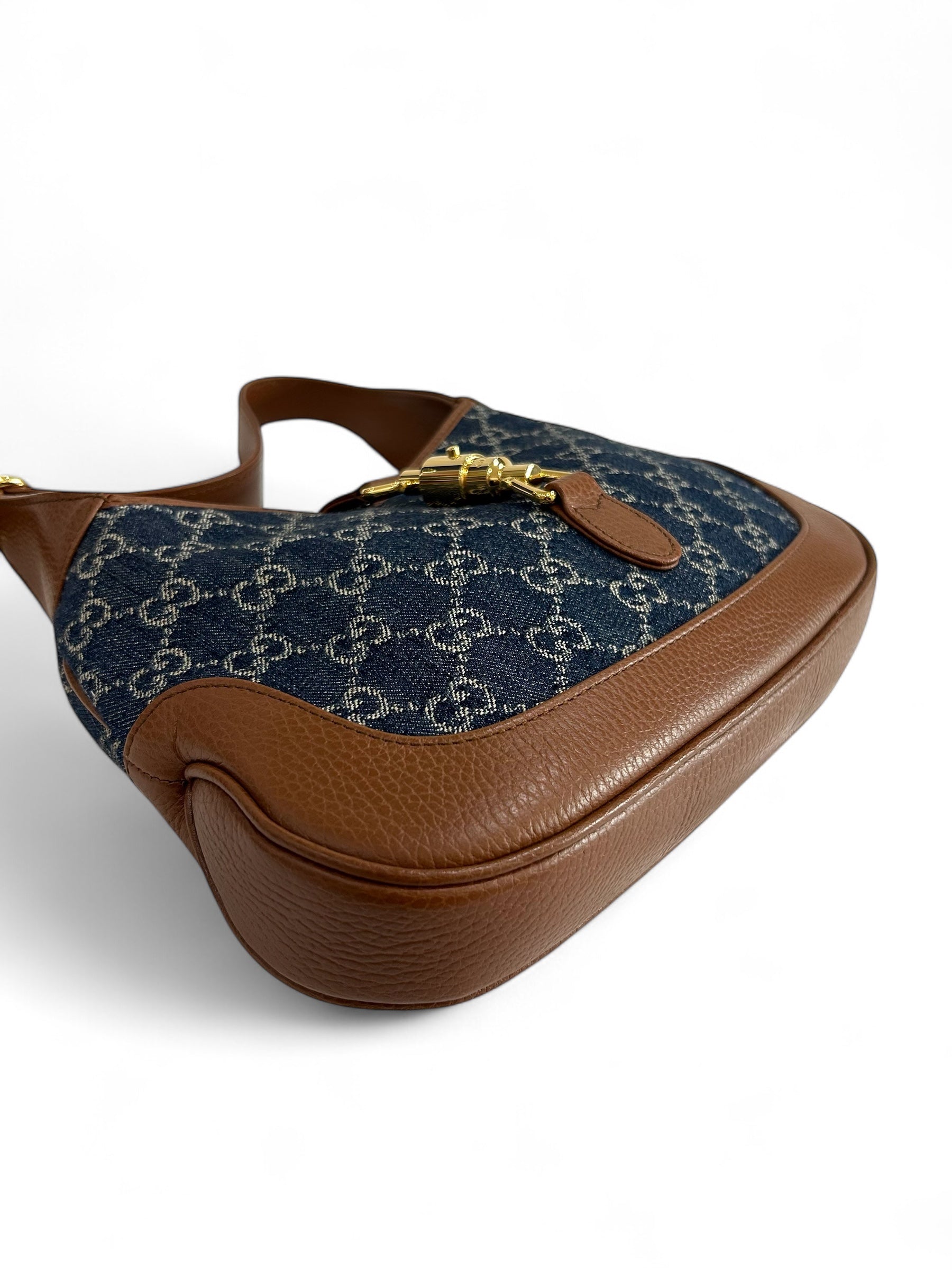 Gucci - Jackie-Tasche aus mittlerem Jeansstoff