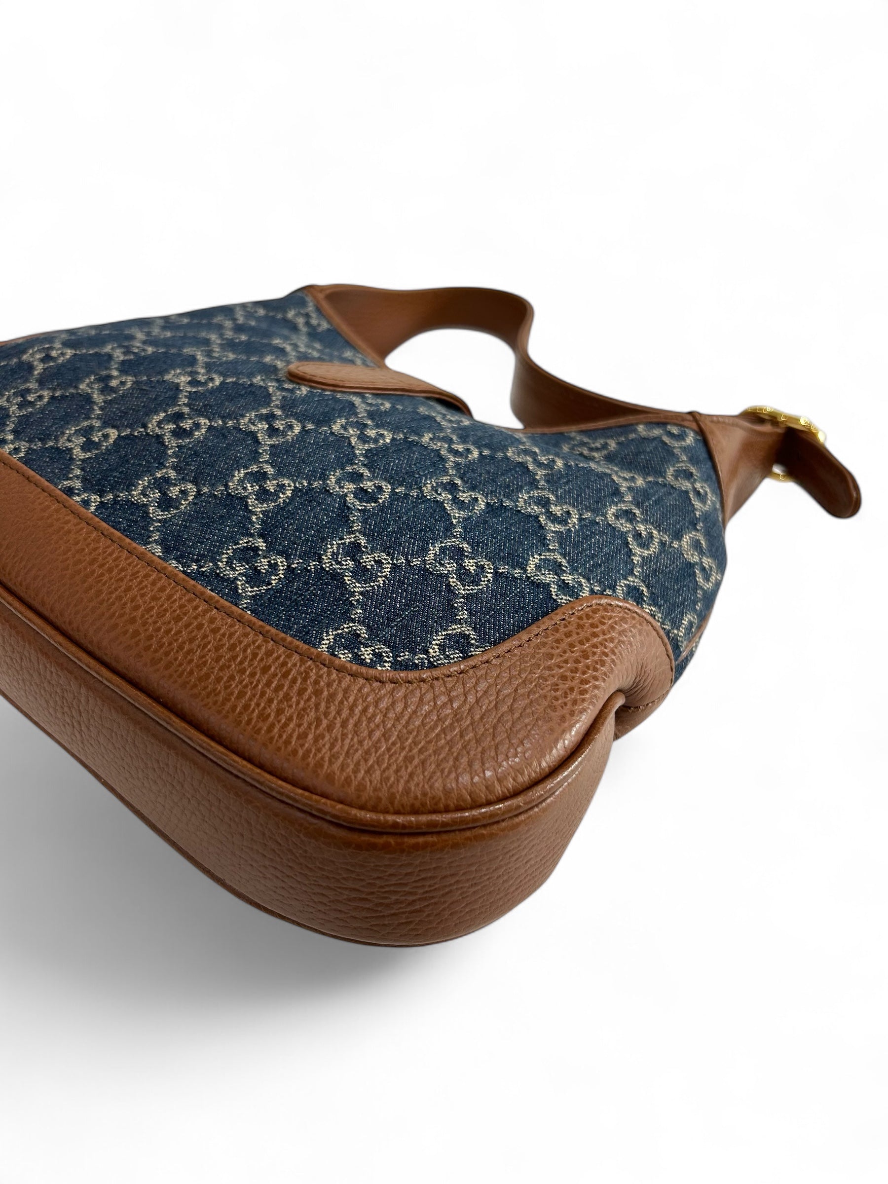 Gucci - Jackie-Tasche aus mittlerem Jeansstoff