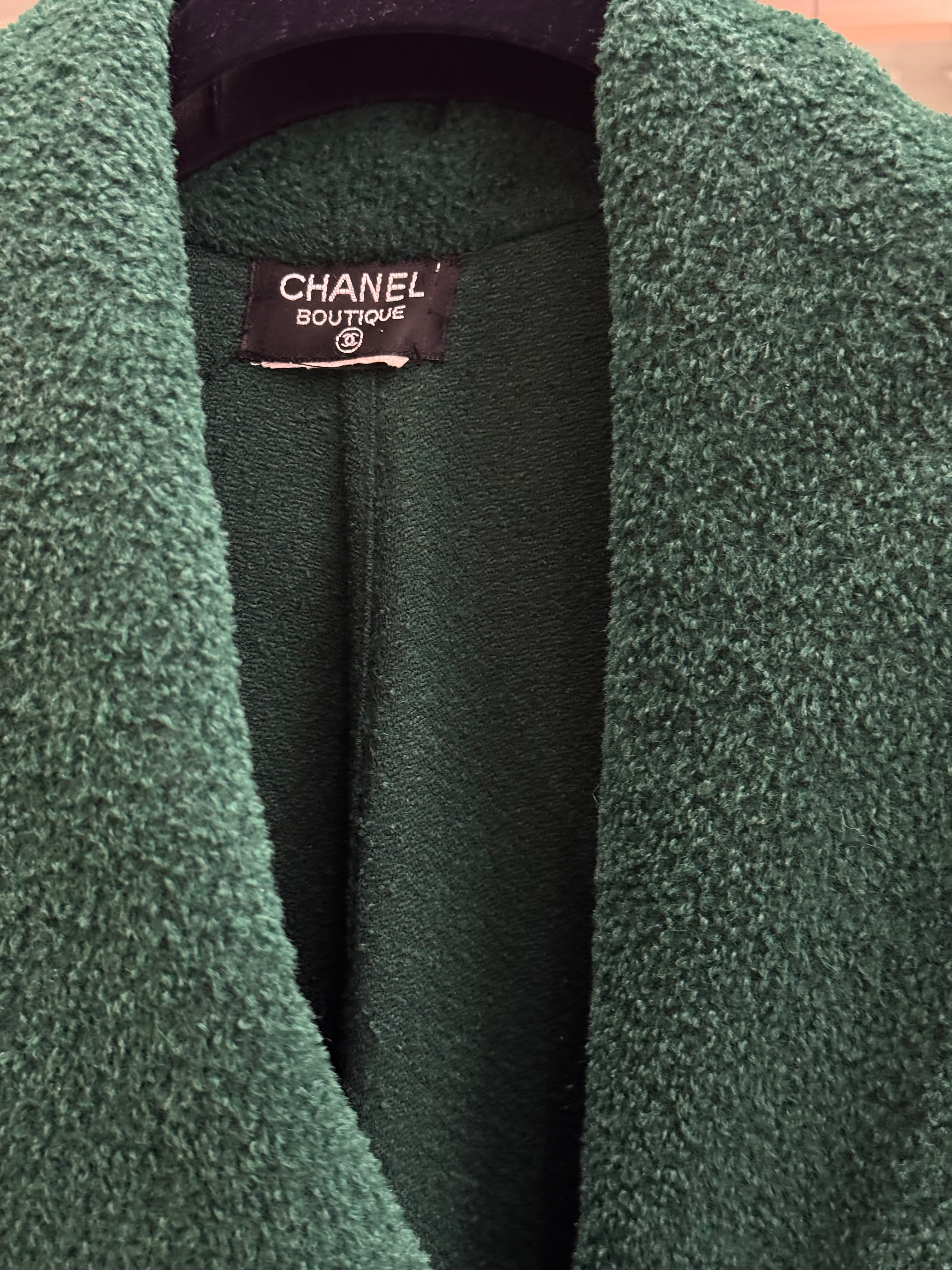 Chanel - Mantel T.40 aus Boucle
