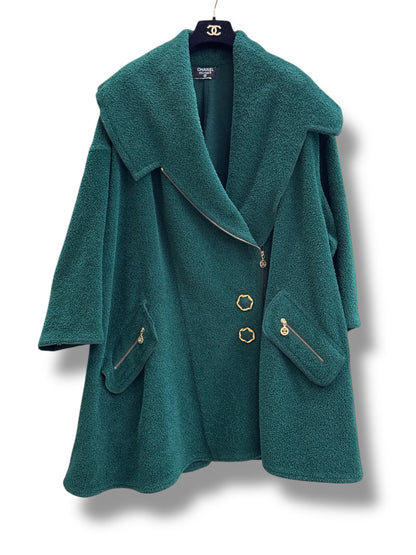 Chanel - Manteau T.40 en bouclette