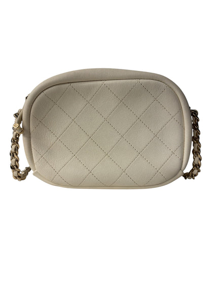 Chanel : Caméra ivoire et doré