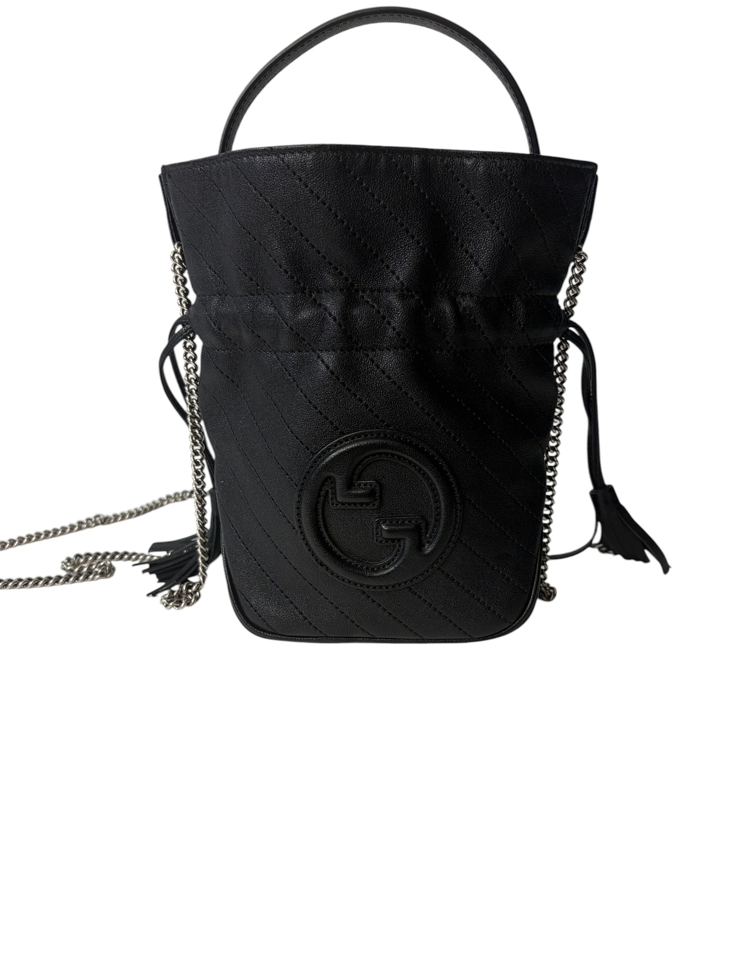 Gucci : Sac Blondie en cuir
