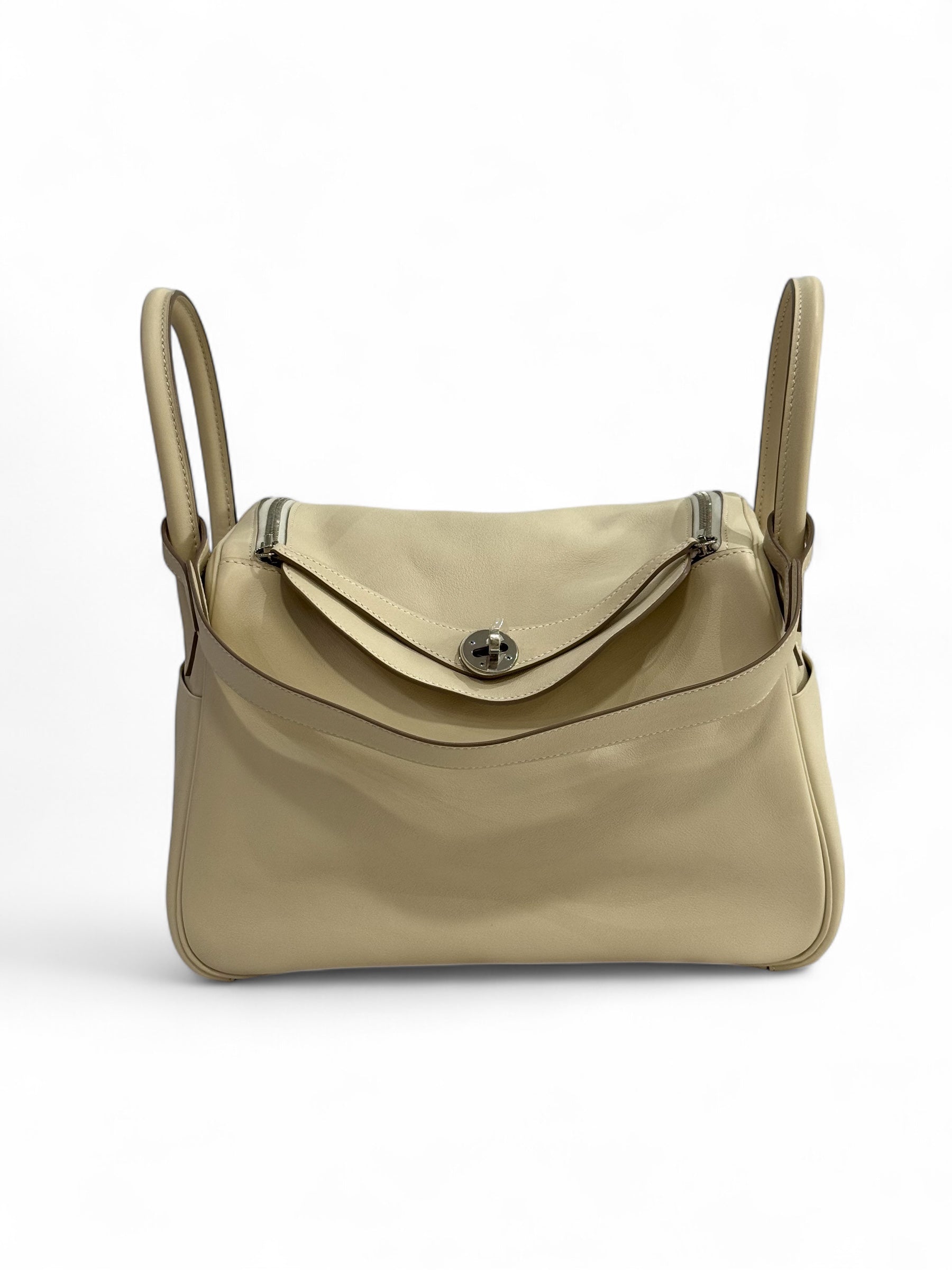 Hermès - Sac Lindy 30 craie