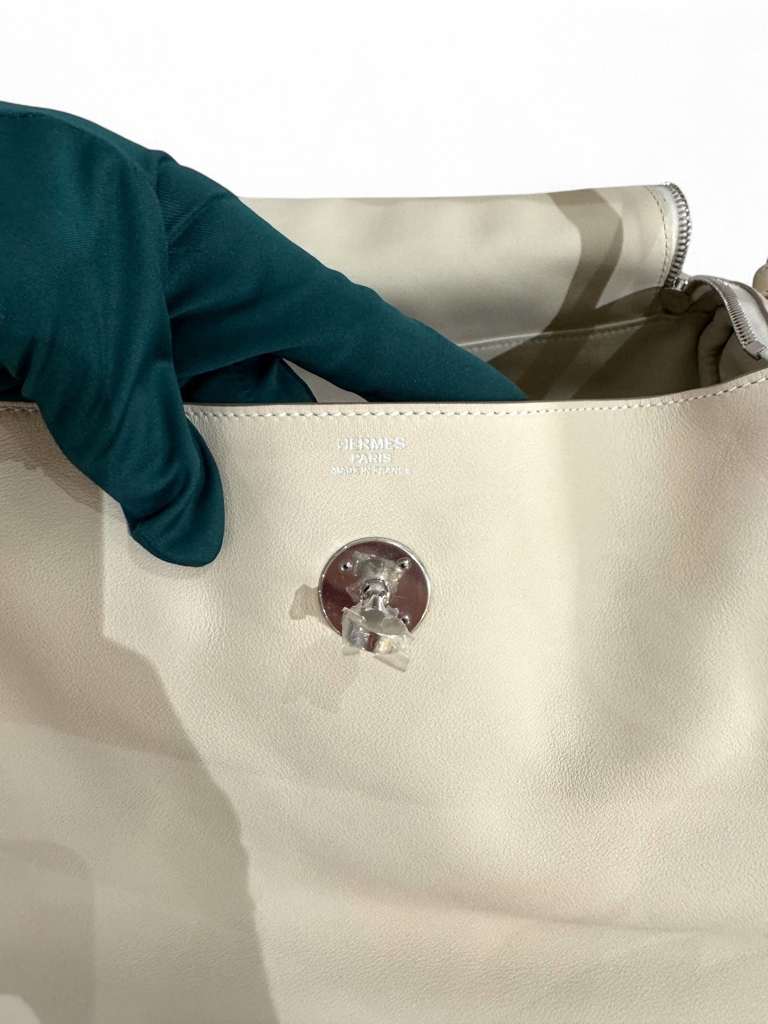 Hermès - Sac Lindy 30 craie