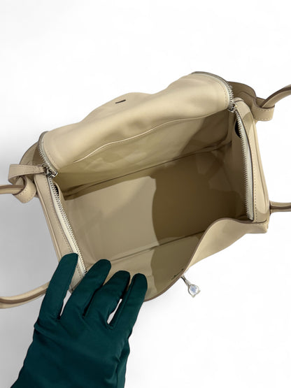 Hermès - Sac Lindy 30 craie
