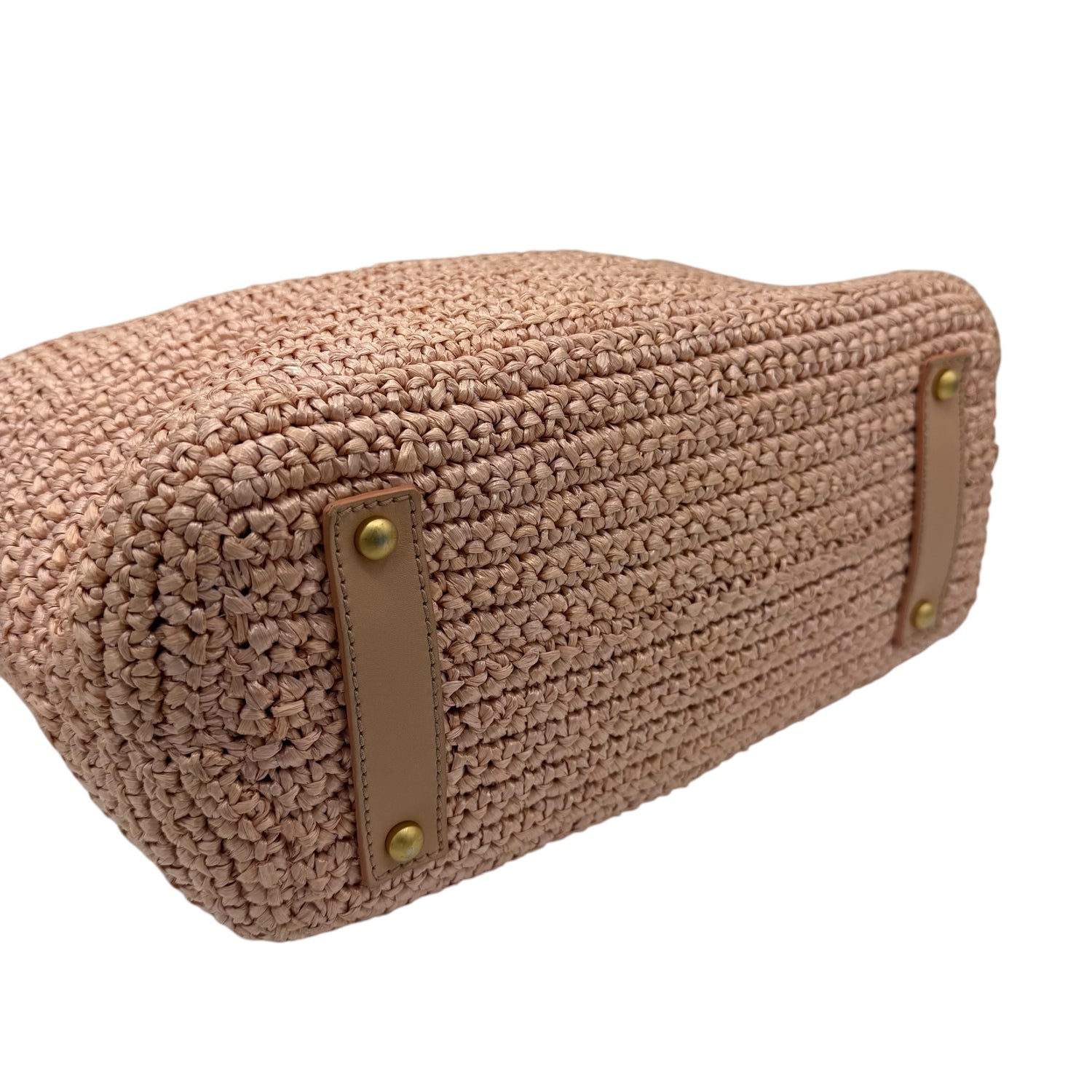 Chanel - Sac Panier rose osier