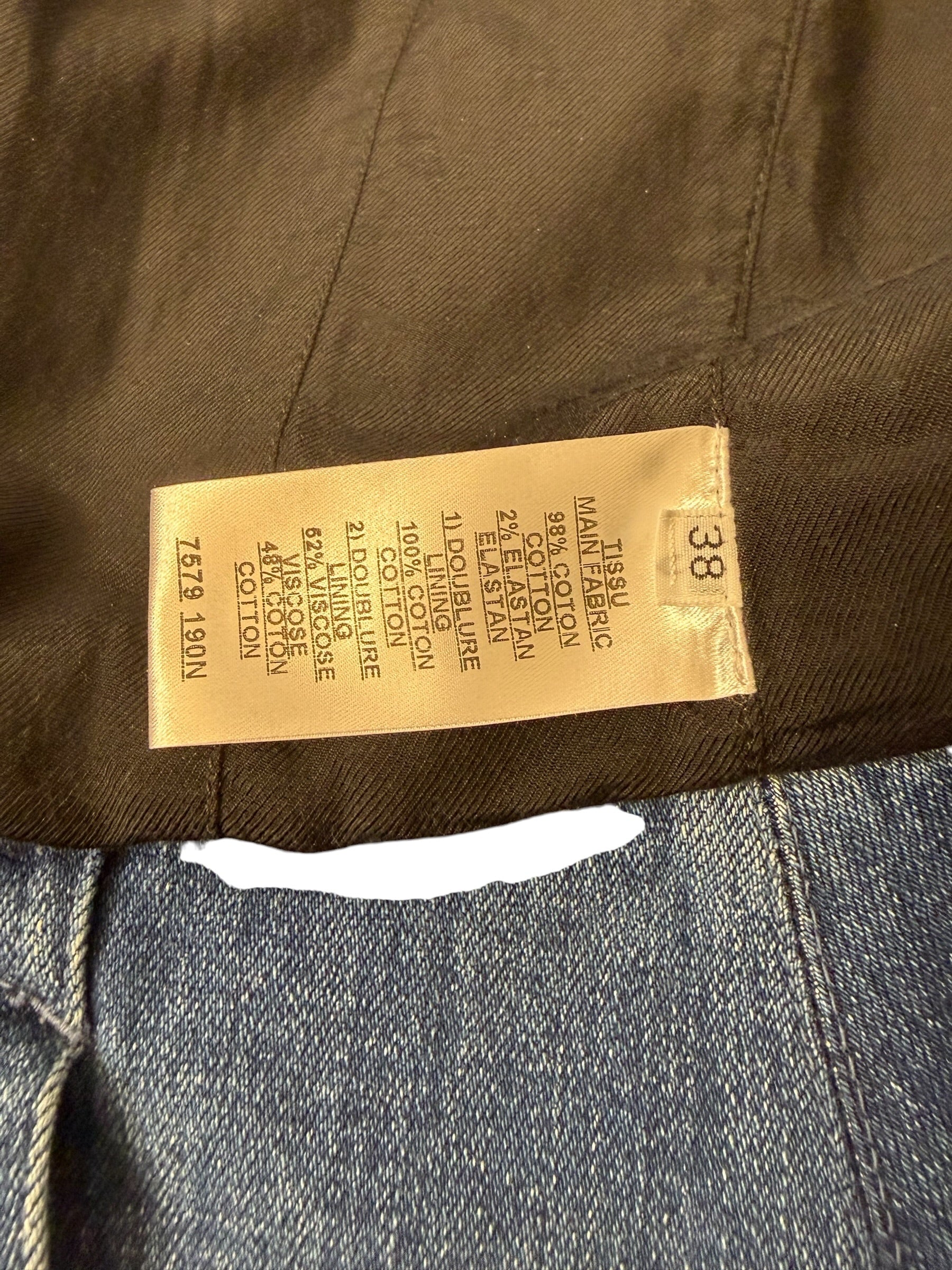 Balmain : Blazer Denim