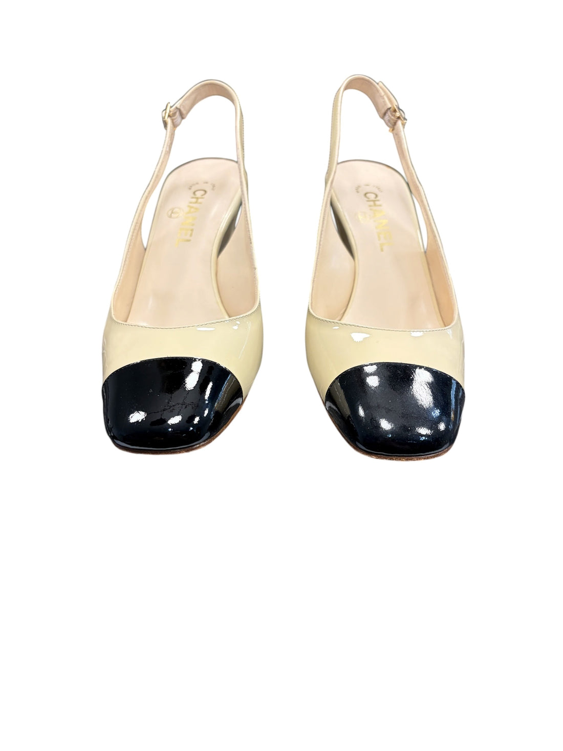 Chanel Slingblack vernis T38