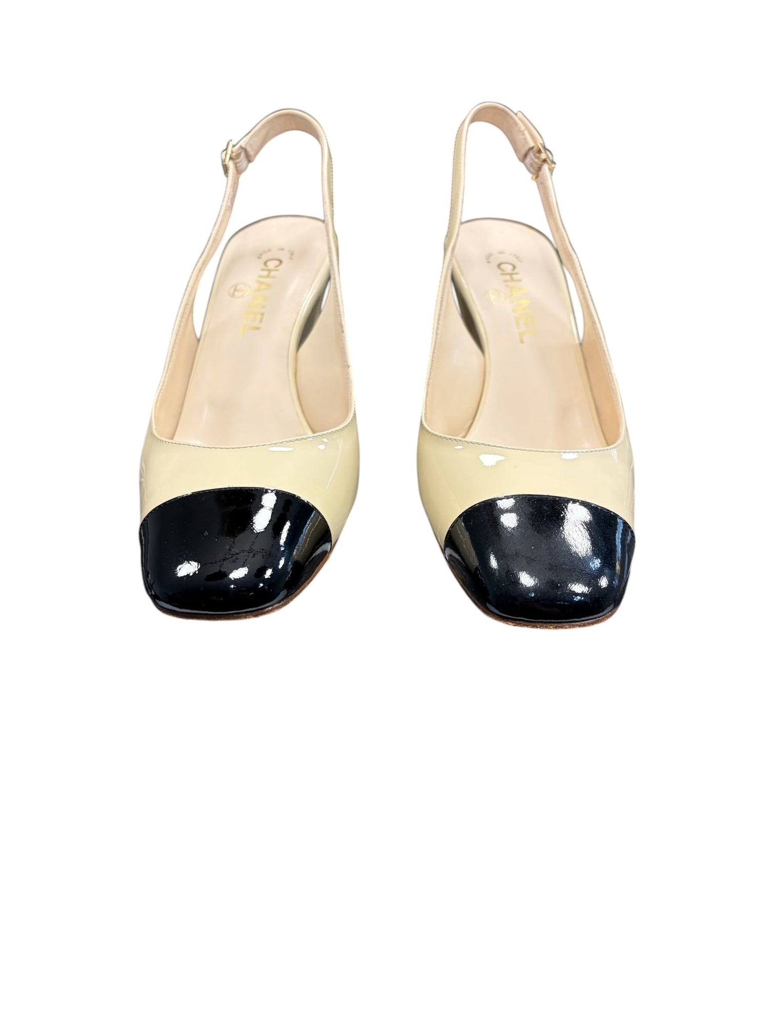 Chanel Slingblack vernis T38