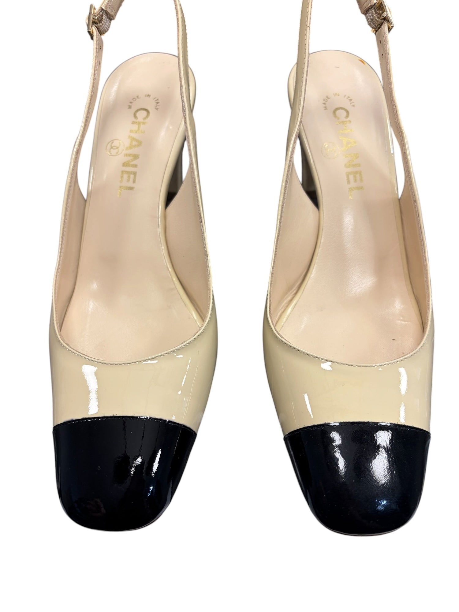 Chanel Slingblack vernis T38