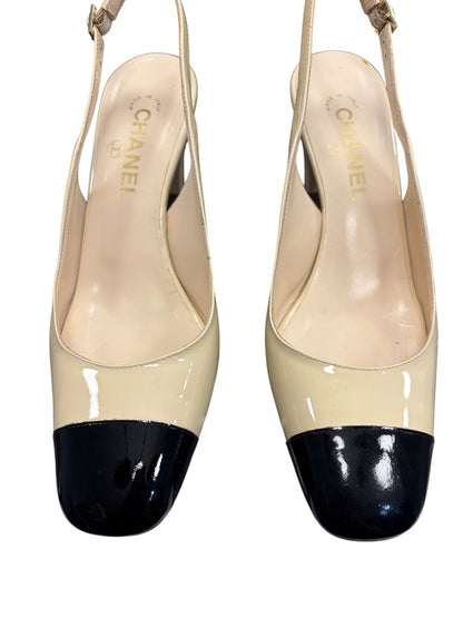 Chanel Slingblack vernis T38