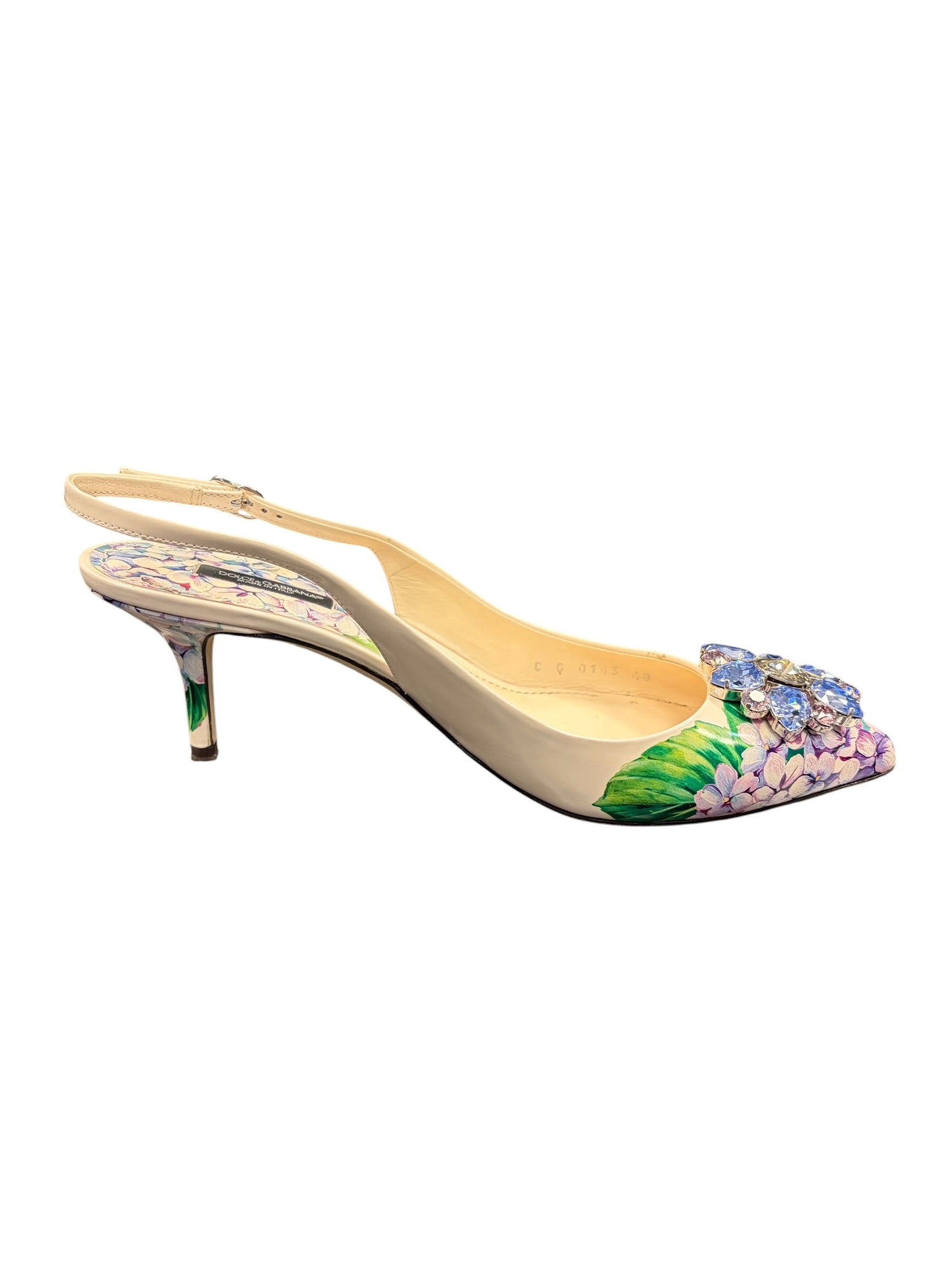 Dolce Gabbana: escarpins Ortensias T40