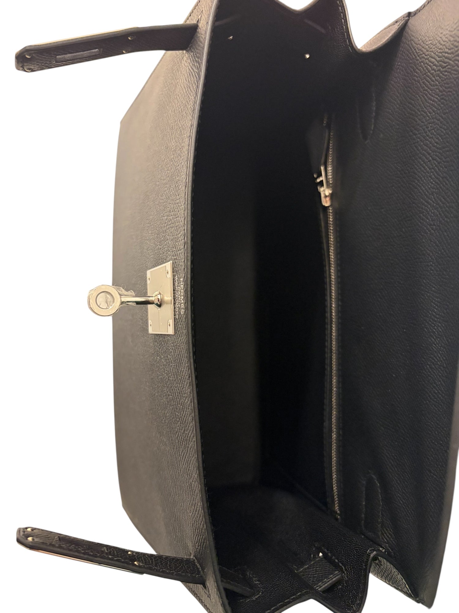 Hermès - Sac Kelly 28 Epsom sellier noir