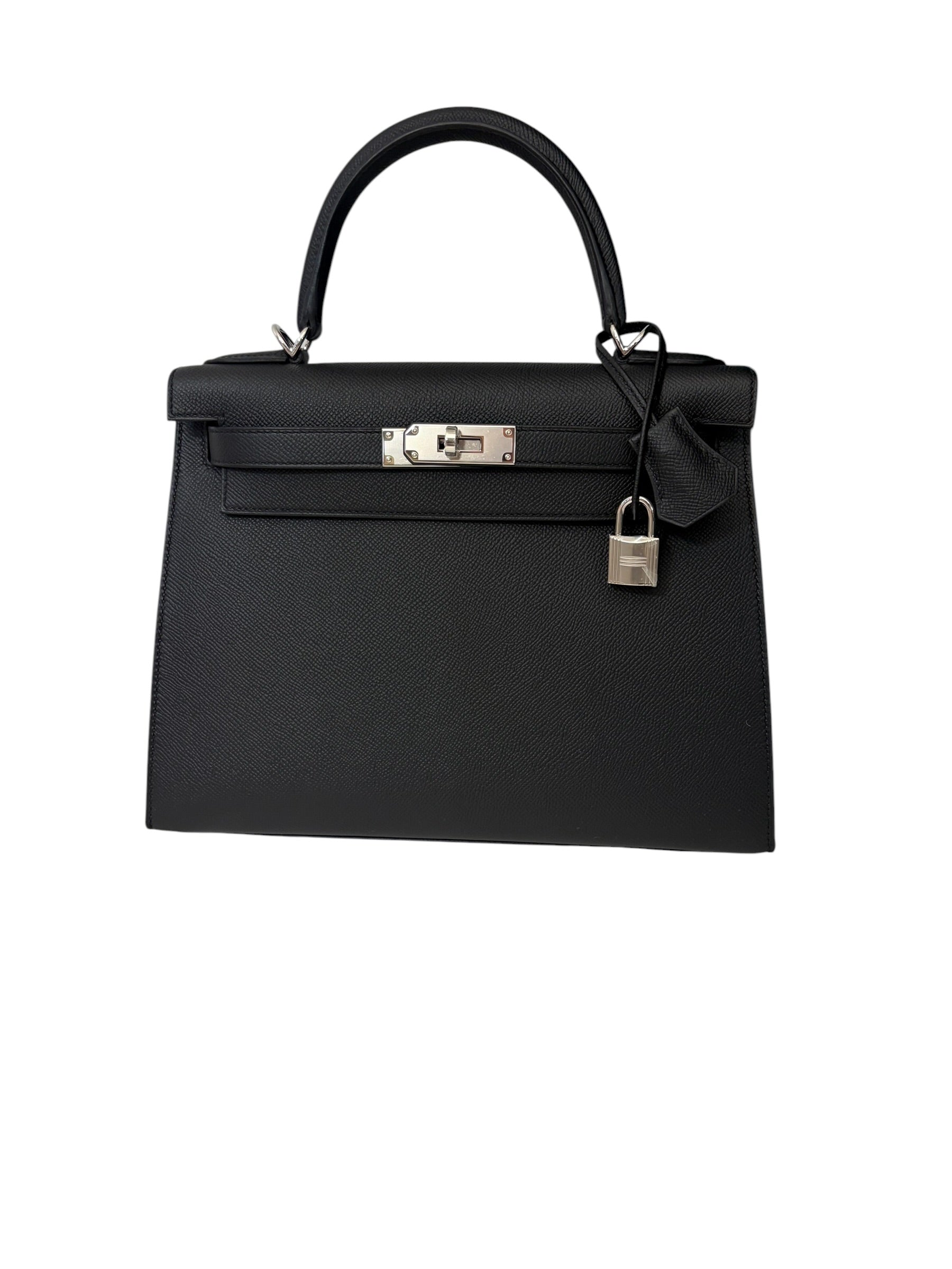 Hermès - Sac Kelly 28 Epsom sellier noir