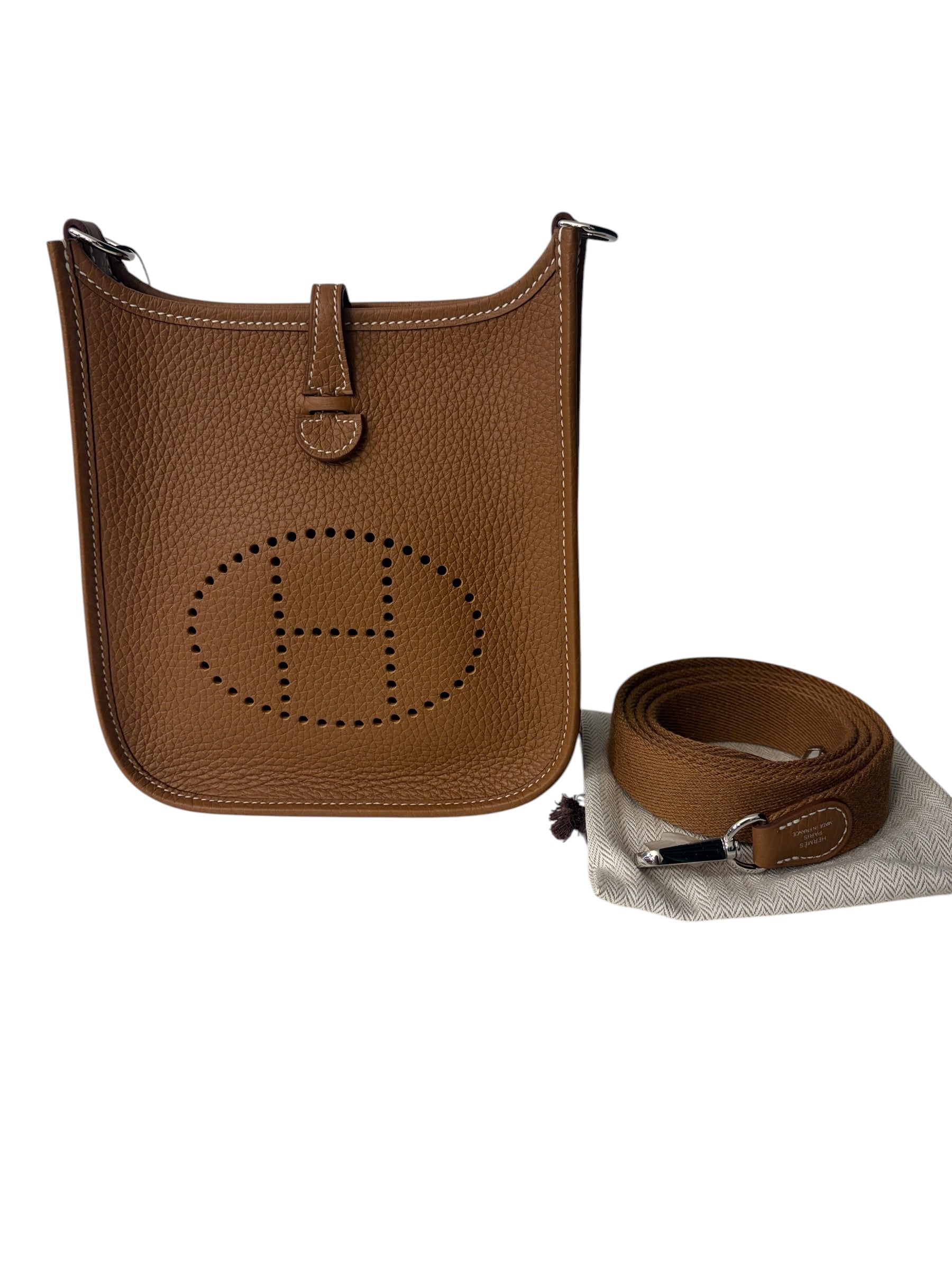Hermès : Sac Evelyne 16 gold