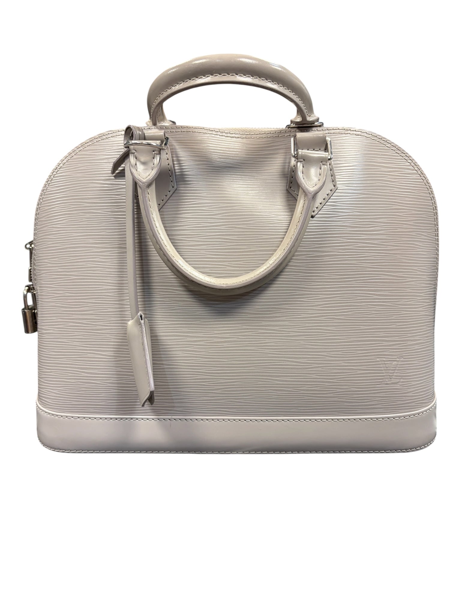 Louis Vuitton : Alma cuir épi gris