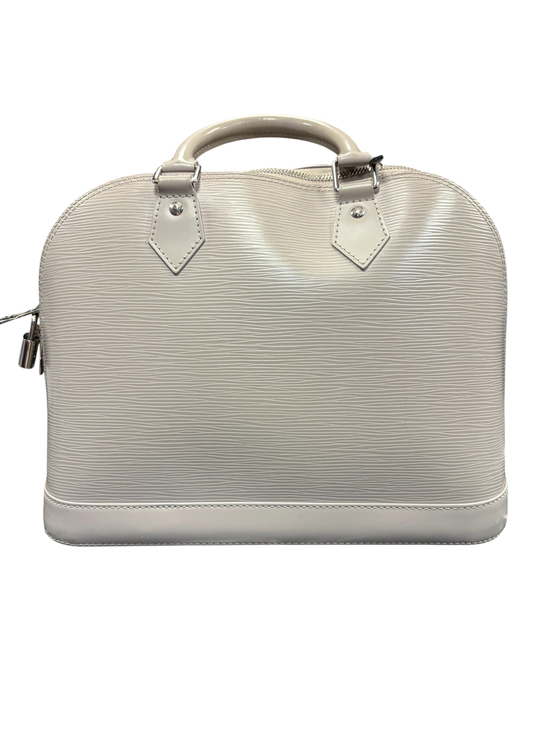 Louis Vuitton : Alma cuir épi gris