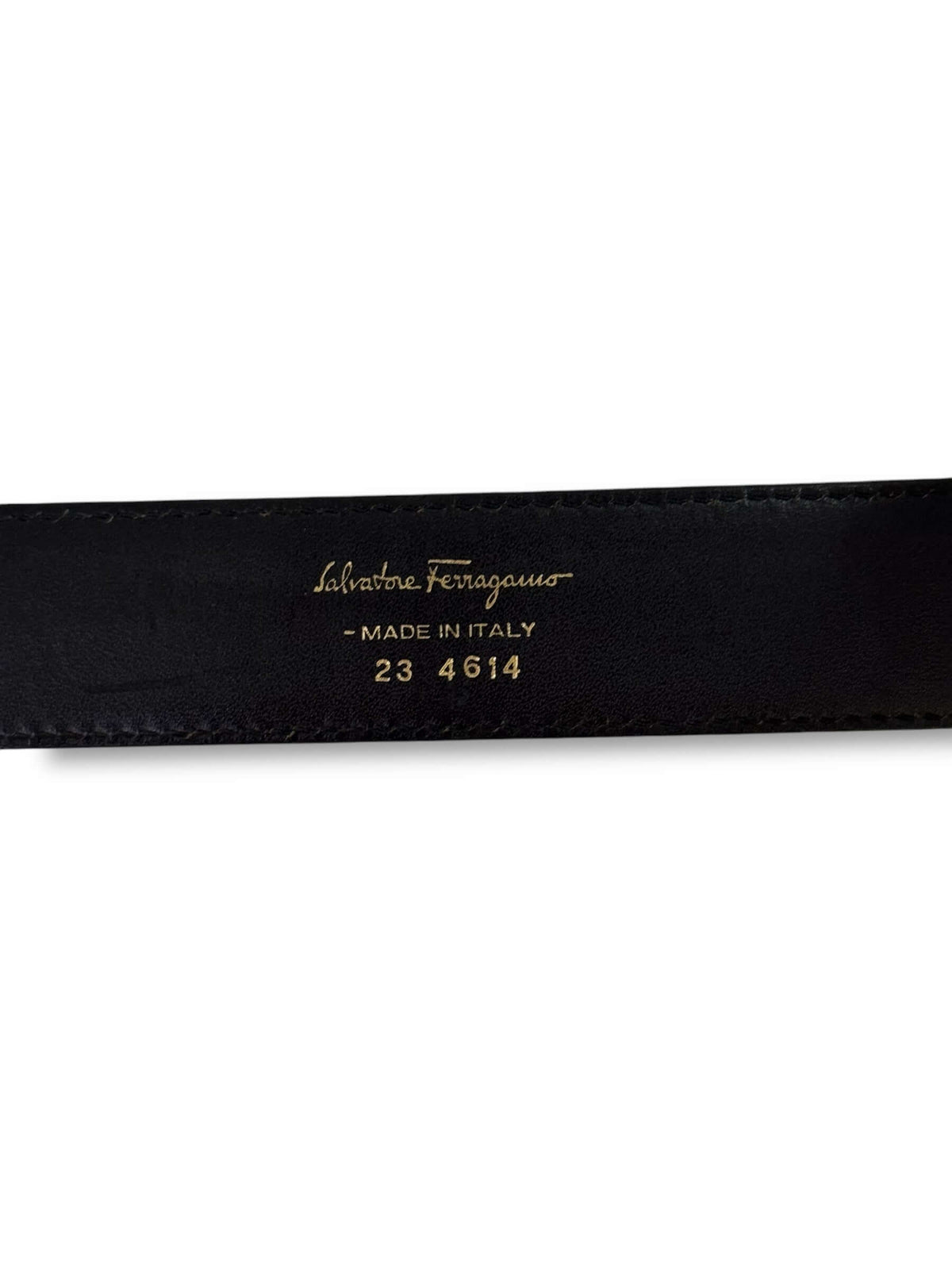 Ferragamo - Ceinture avec logo sur côtés