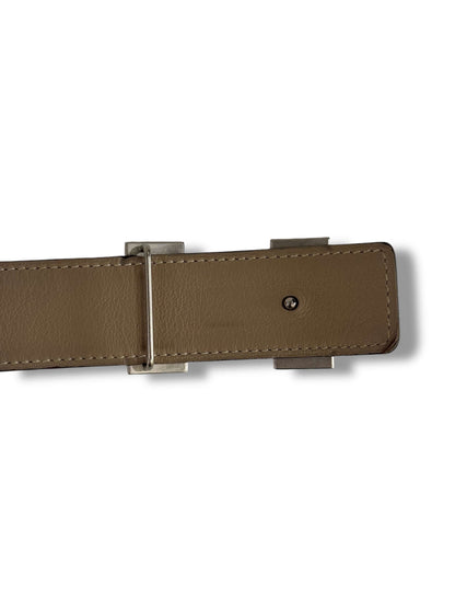 Hermès - Ceinture H réversible T. 90