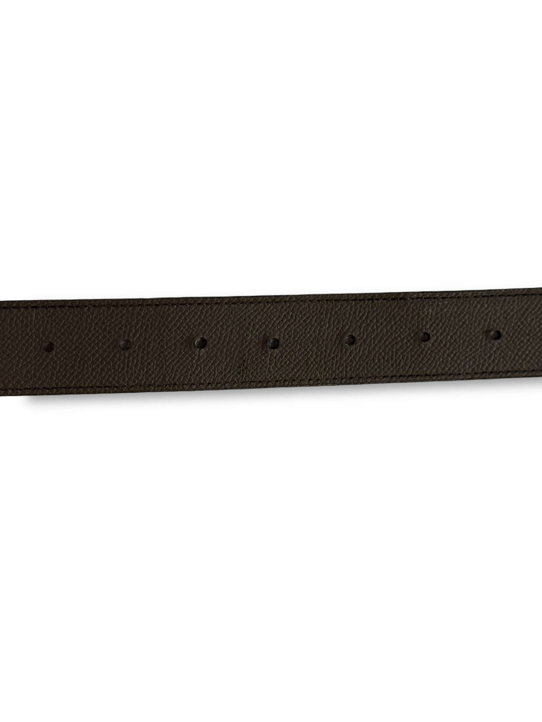 Hermès - Ceinture H réversible T. 90