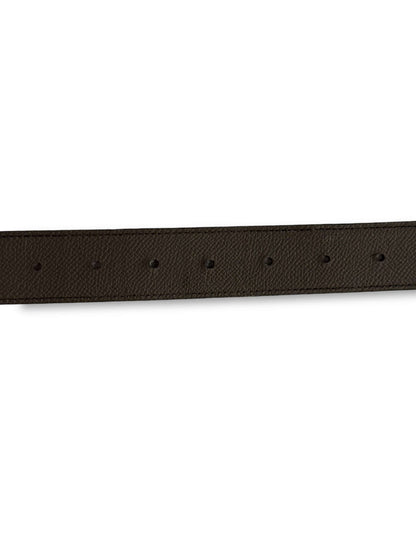 Hermès - Ceinture H réversible T. 90