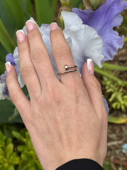 Cartier - Bague Juste un Clou or gris T.54