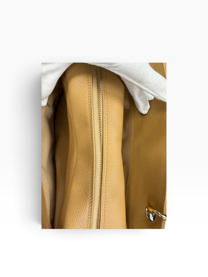 Chanel : Sac cabas beige