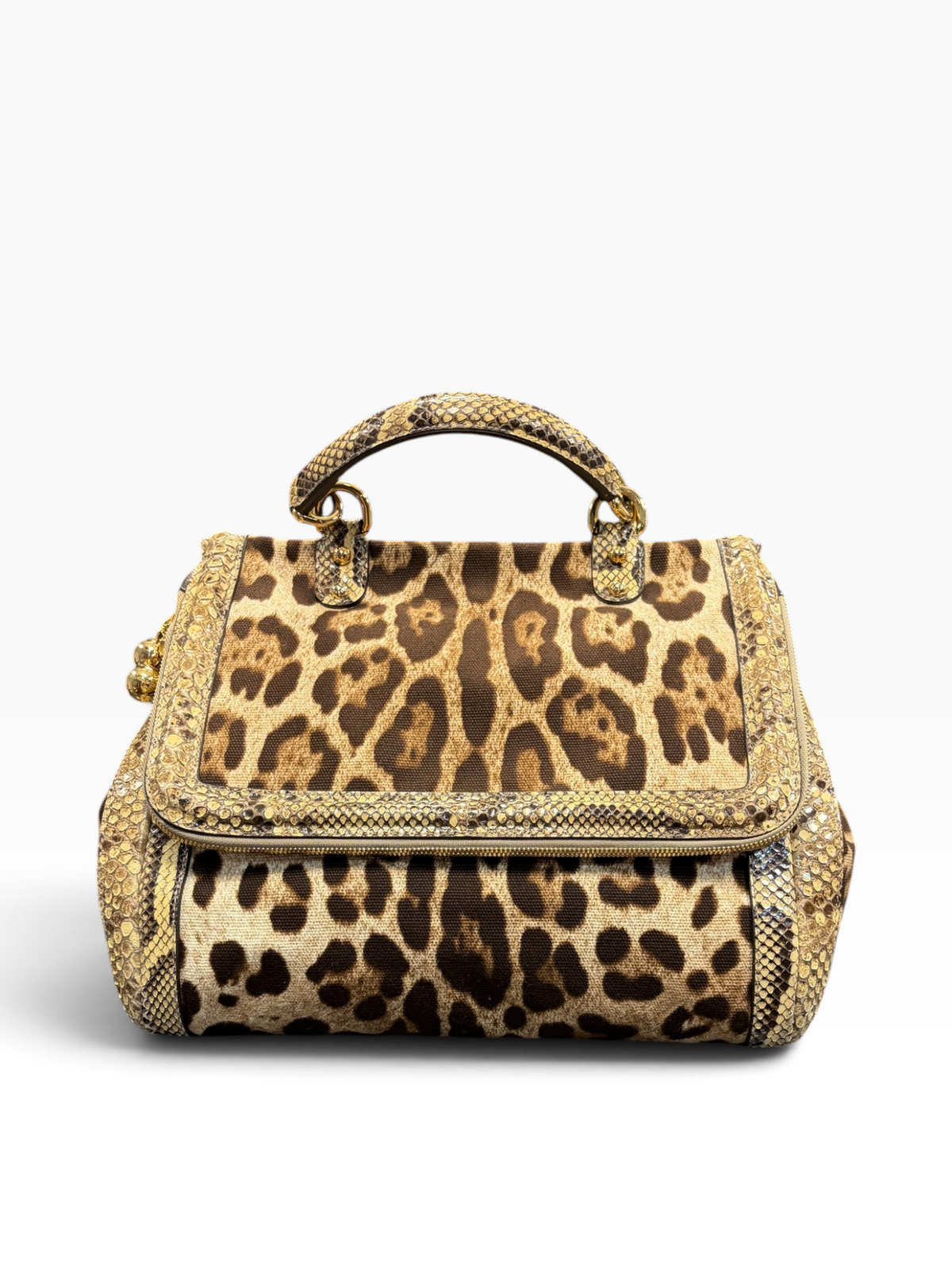 Dolce Gabbana - Sac léopard et python