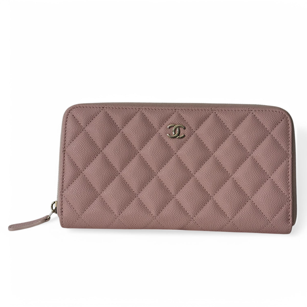 Chanel - Reißverschluss-Portemonnaie rosa