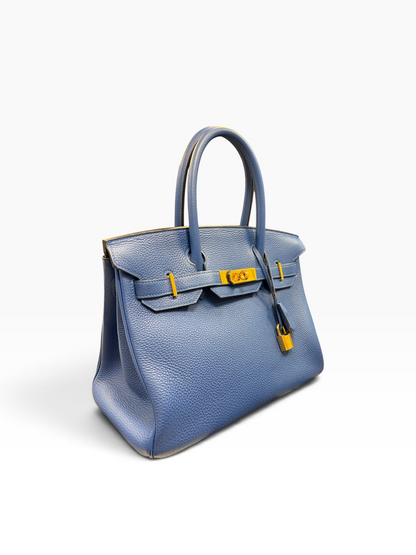Hermès / Birkin 30 Bleu Hydra