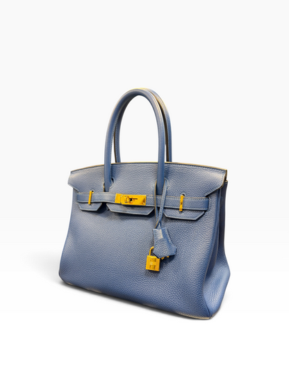 Hermès / Birkin 30 Bleu Hydra