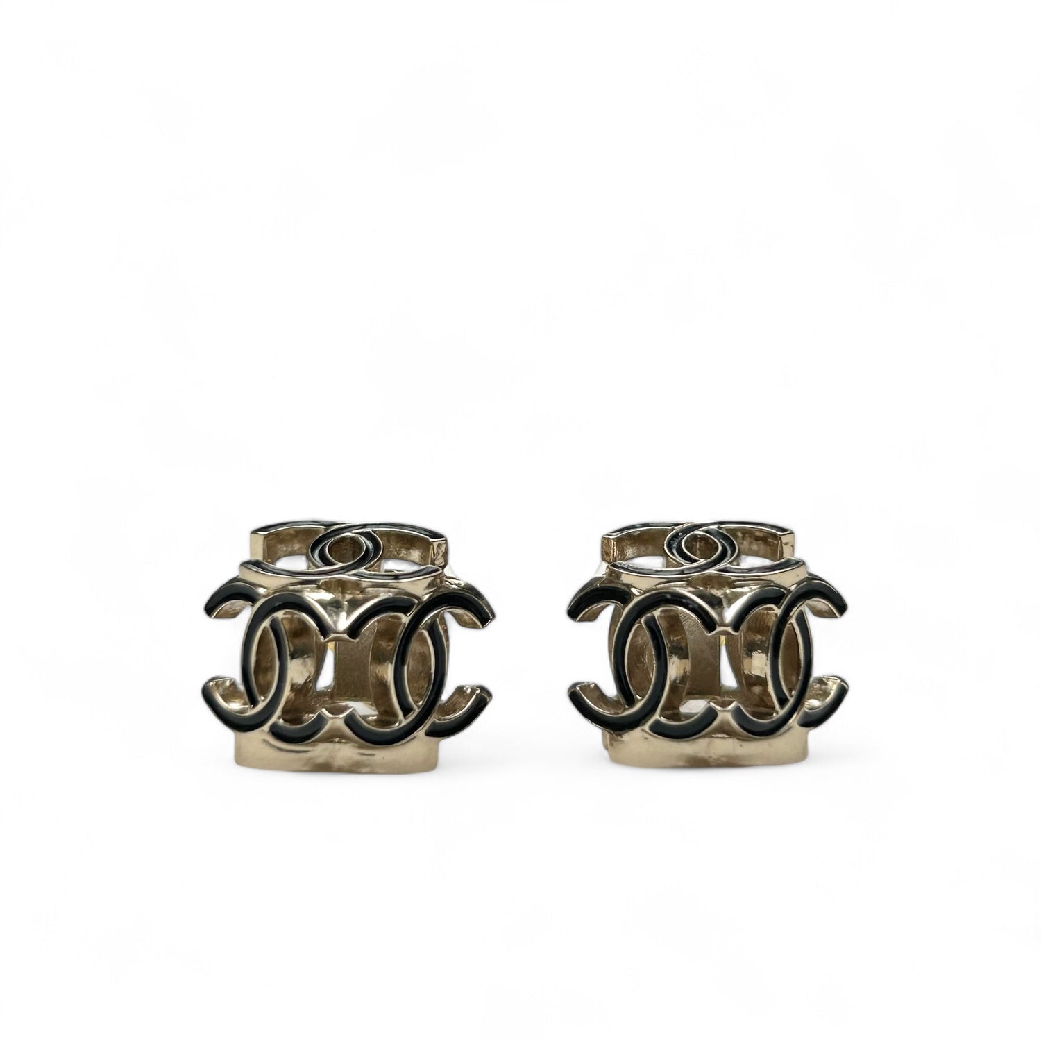 Chanel - Boucles d’oreilles square