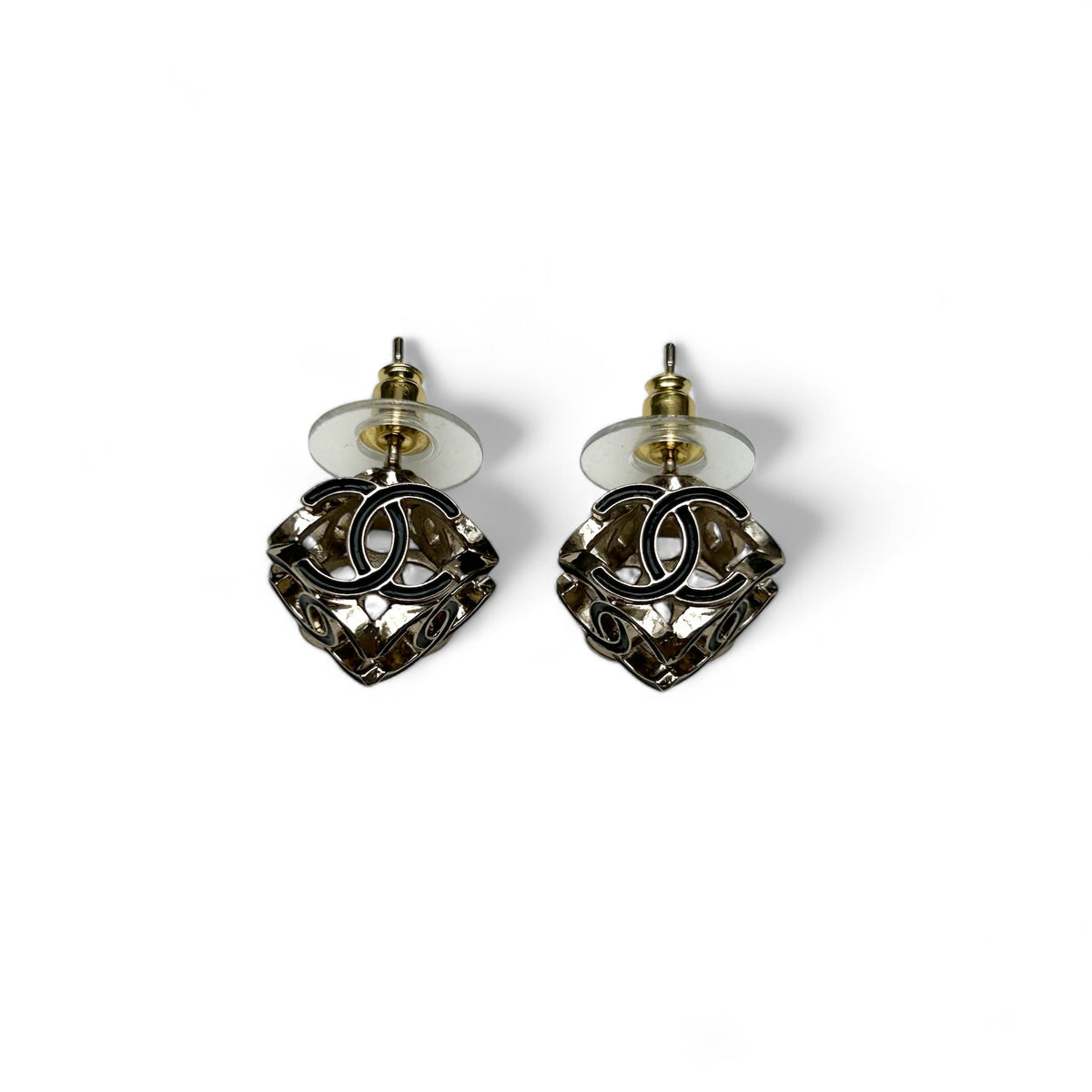 Chanel - Square Earrings