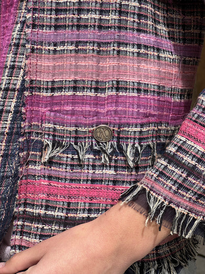 Chanel - Entstrukturierte Tweedjacke Gr.38