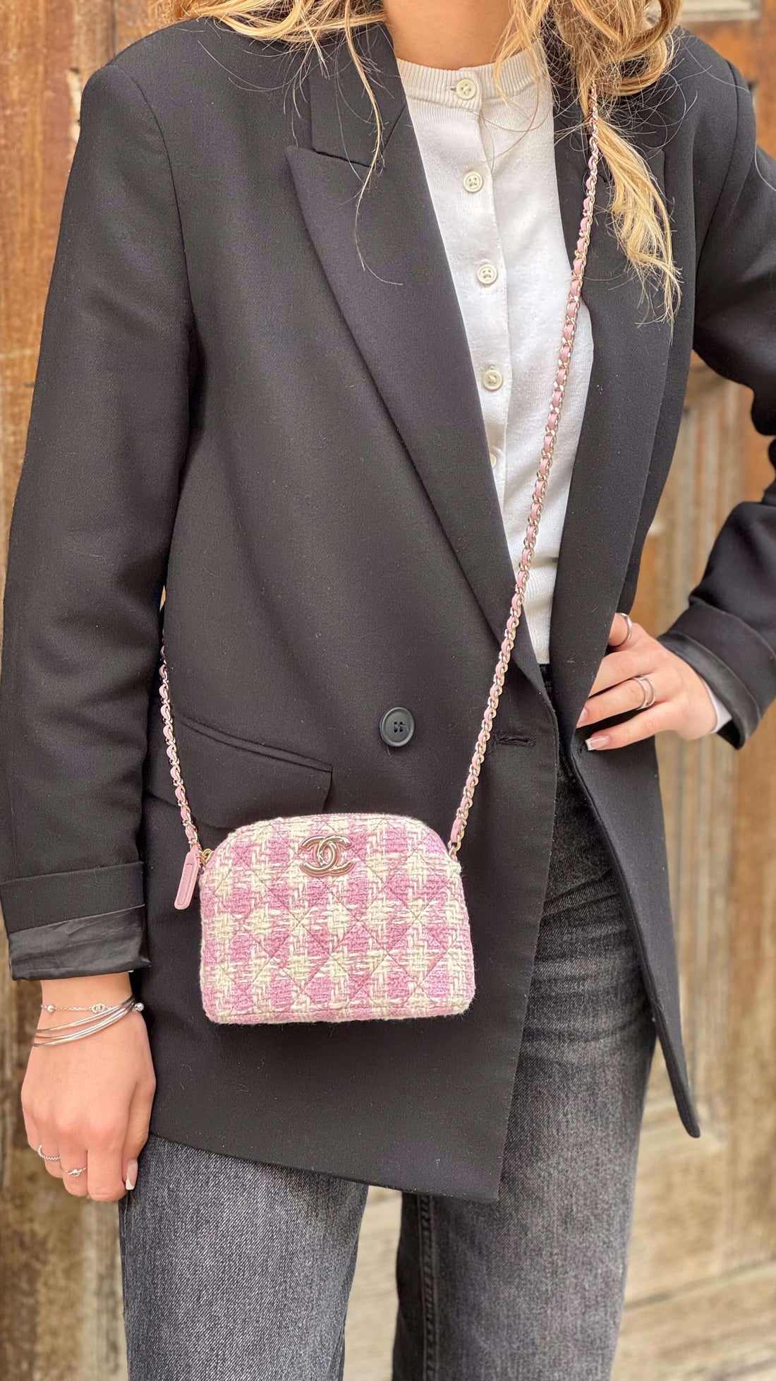 Chanel - Small Tweed VIP Gift Bag