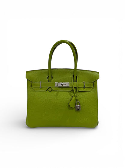 Hermès - Sac Birkin 30 Vert Kiwi