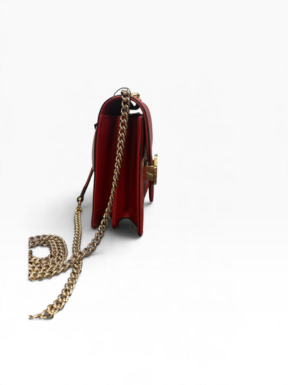 Gucci - Sac Interlocking rouge