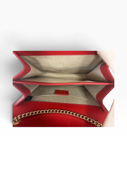 Gucci - Sac Interlocking rouge