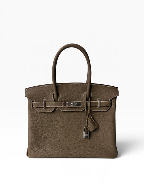 Hermès - Birkin 30 Étoupe PHW