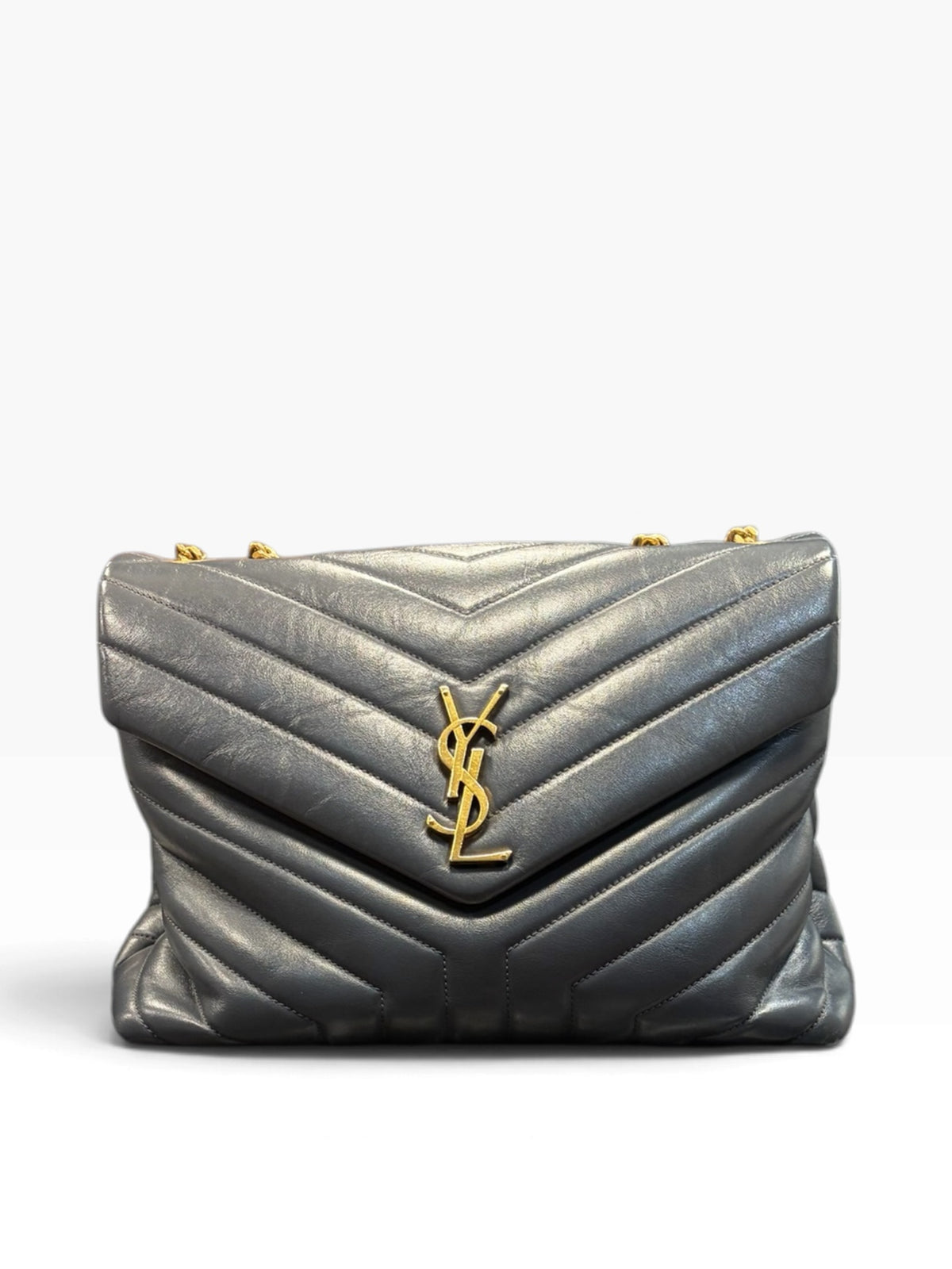 Saint Laurent - Sac Loulou Gris