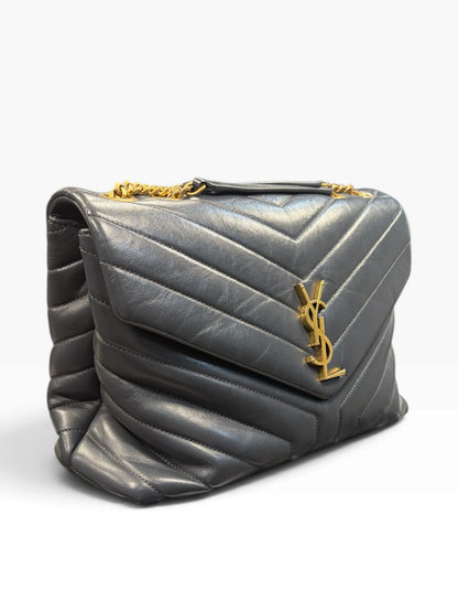 Saint Laurent - Sac Loulou Gris