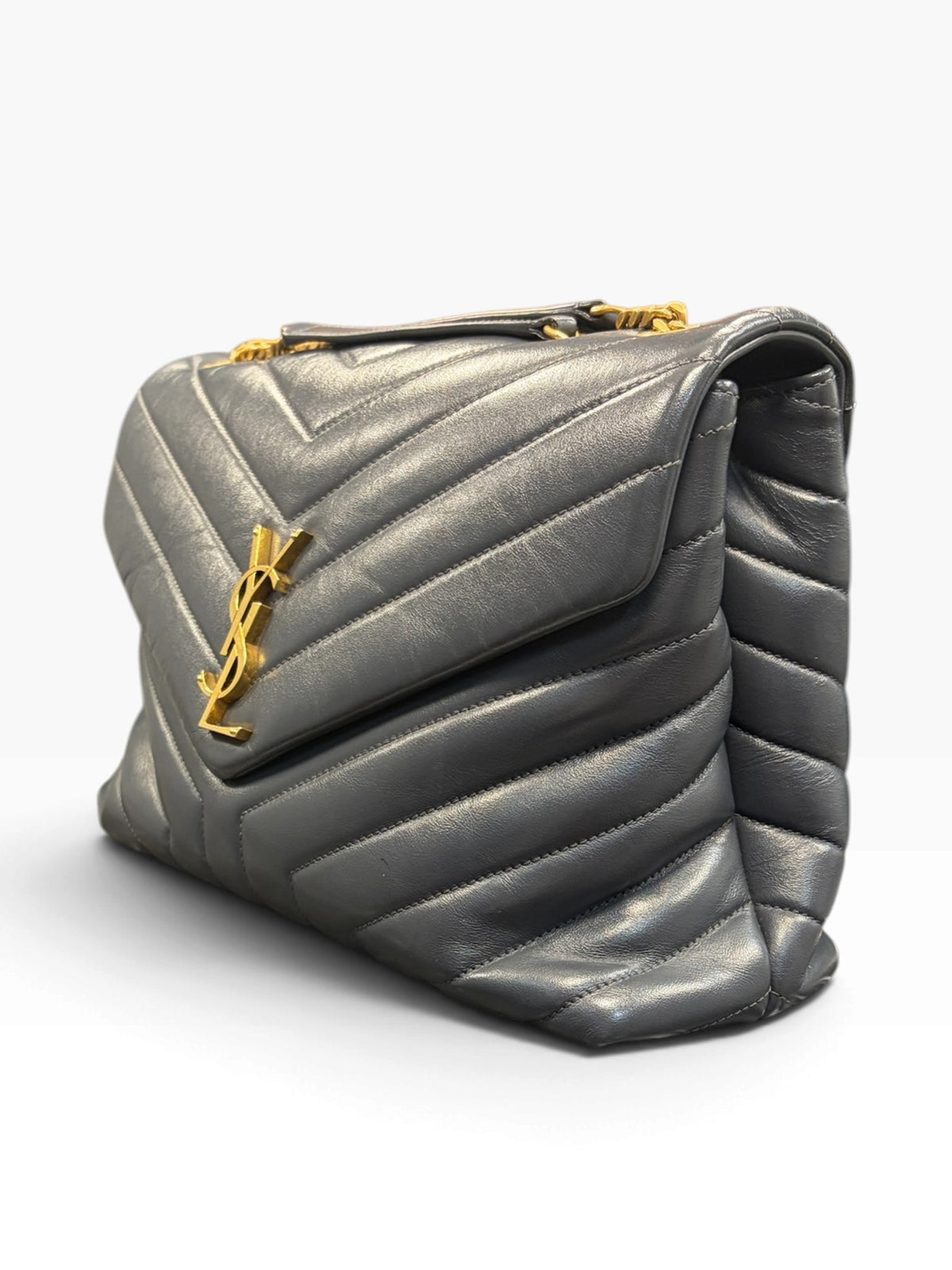 Saint Laurent - Sac Loulou Gris