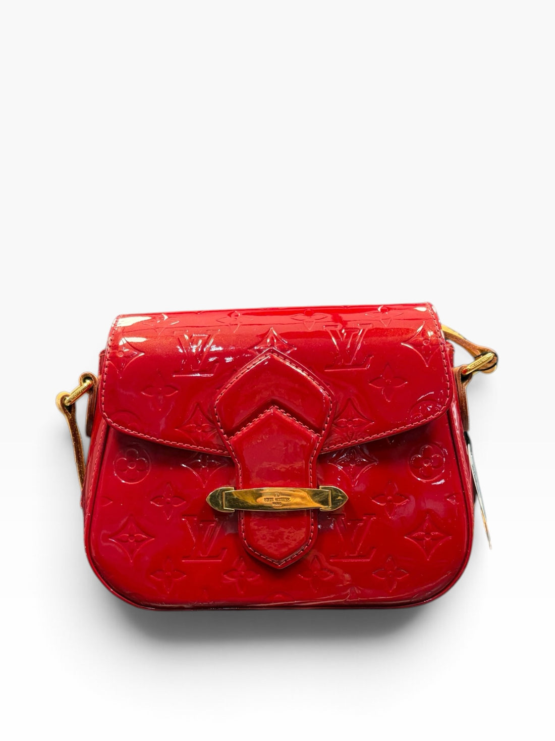 Louis Vuitton - Sac Bellflower rouge vernis