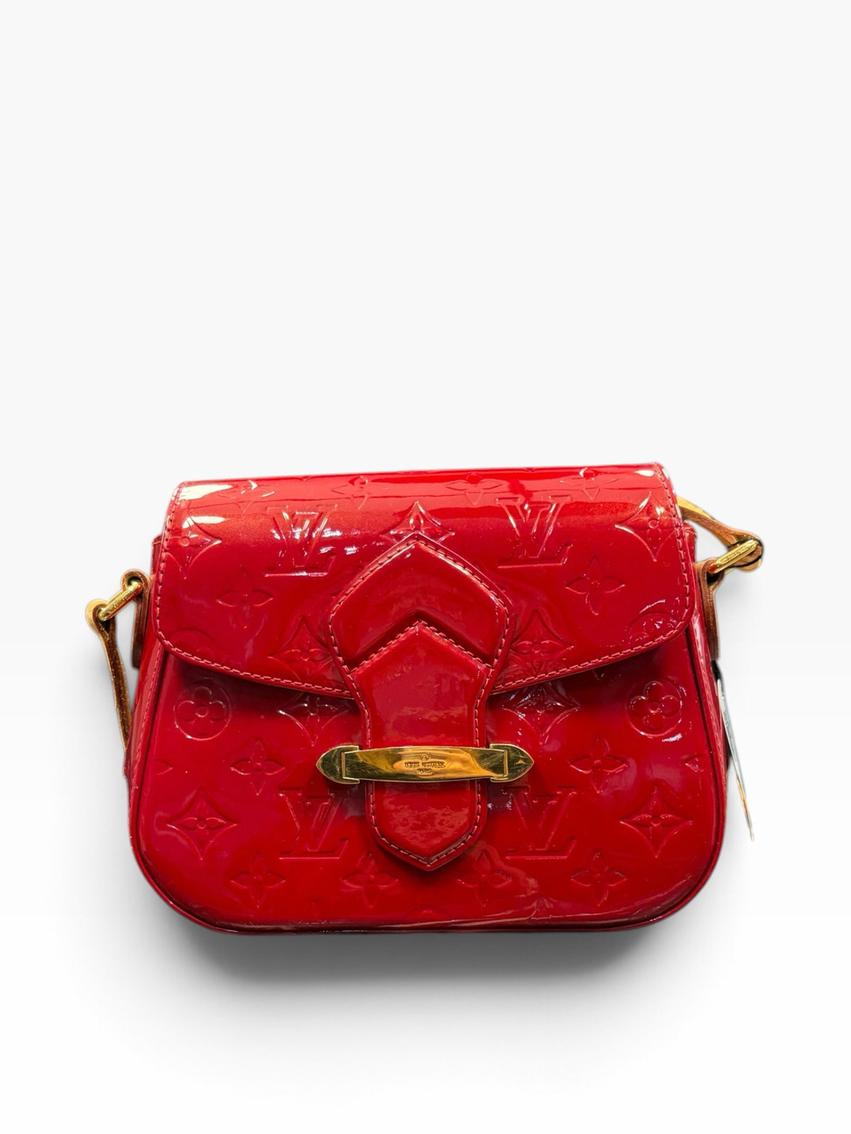 Louis Vuitton - Borsa Bellflower rosso verniciato