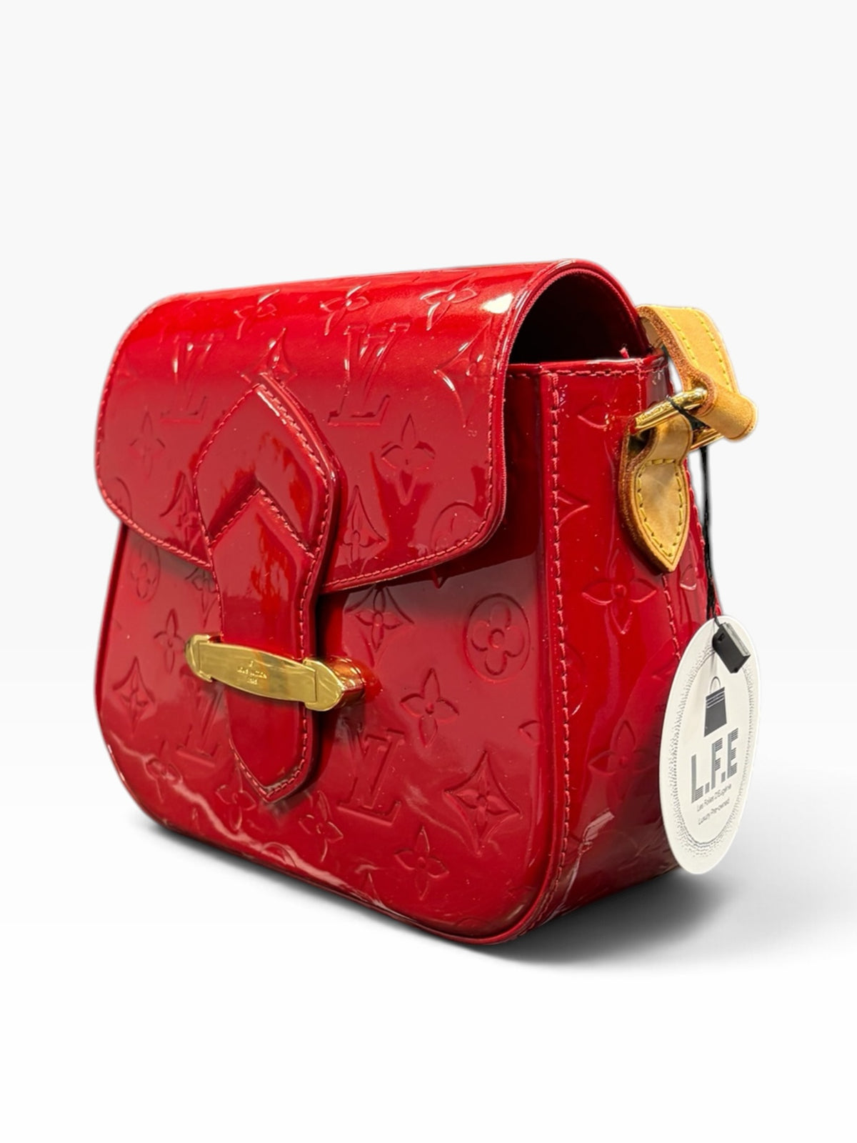 Louis Vuitton - Borsa Bellflower rosso verniciato